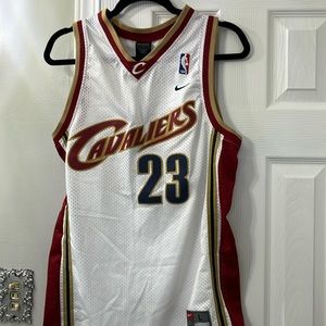 Boys.    Nike size large vintage Lebron James Cleveland Cavaliers jersey.